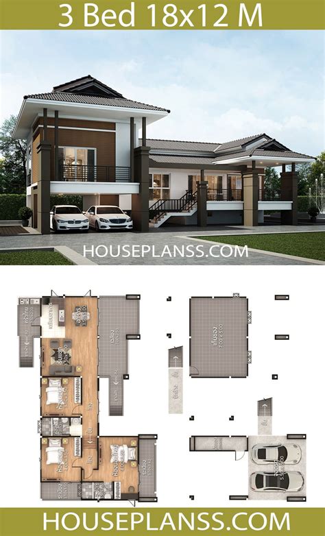 Photos On H - Layout 87F | Beautiful house plans, House construction