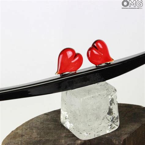 Paperweights Collection Gondola Hearts Love Venice Original Murano Glass Omg