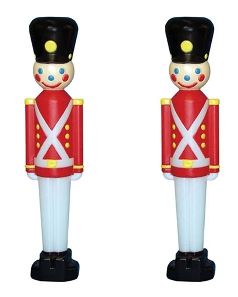 Toy Soldier With Black Hat Christmas Blow Mold C3330