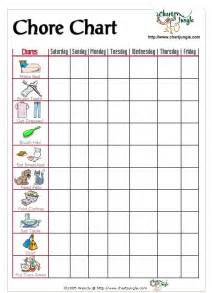 Chore Chart Homeschooling Preschool Activity Pinterest