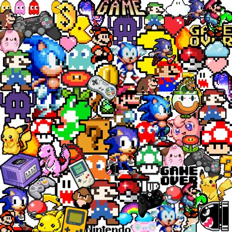 Nintendo Collage Wallpapers Wallpaper Cave