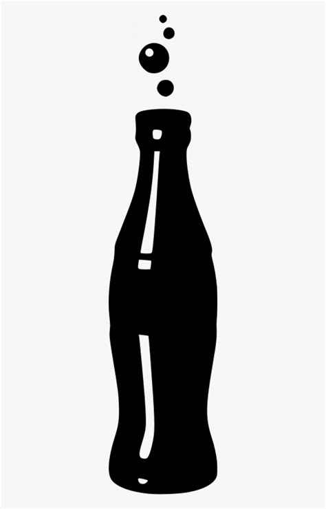 Vector Illustration Of Black Soda Drink Coca Cola Bottle Svg Free