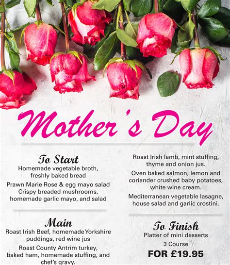 How to celebrate mothers day in lockdown. Mothers Day 2018 at Barnabys Restaurant - Barnabys Restaurant