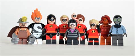 Lego Superheroes The Incredibles Minifigure Display Frame T Black