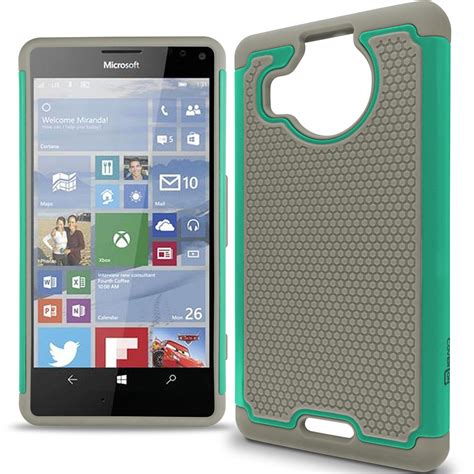 For Microsoft Lumia 950 Xl Case Tough Protective Hard And Soft Hybrid