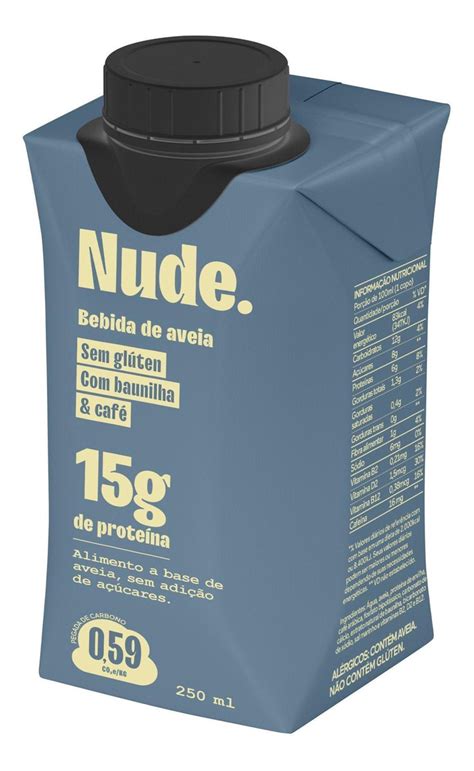 Bebida Vegetal Proteica De Aveia Sabor Baunilha Nude Ml