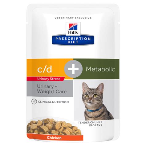 This cat food has been prepared to target excess minerals that encourage the formation of crystals in the cat's urine, that in the long run lead to the creation of bladder stones. Prescription Diet™ Metabolic + Urinary Stress Feline