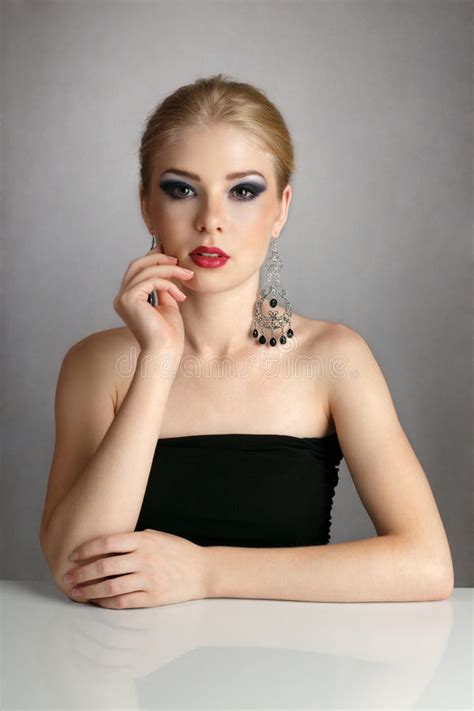 Blonde Woman Portrait Stock Image Image Of Elegant Cool
