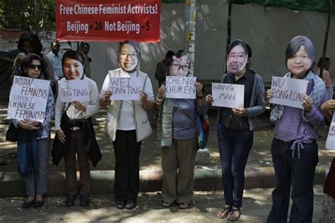 China Jails Five Feminists For Activities The Communist Party Supports Time