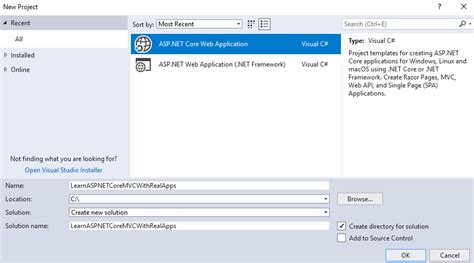 Create Asp Net Core Mvc Project In Visual Studio Code Reverasite