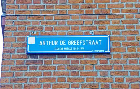 De greef arthur (367) / belgium. Arthur De Greef - Muzikale Straatnamen
