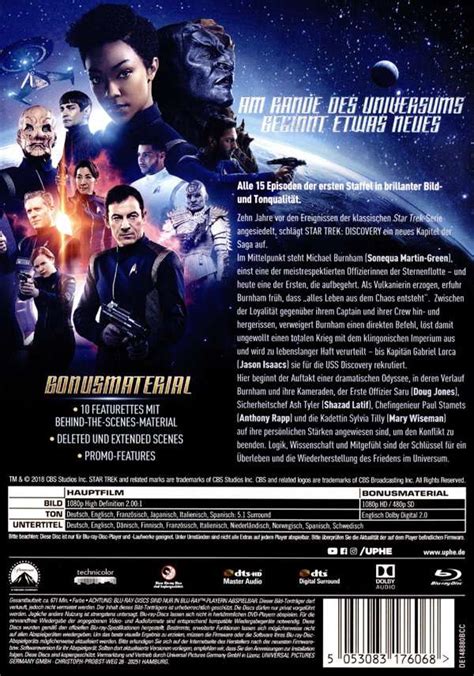 Star Trek Discovery Staffel 1 Blu Ray Im Steelbook Jpc