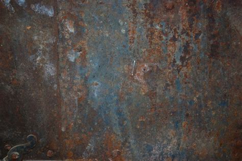 Free Rusty Metal Plate Texture Stock Photo
