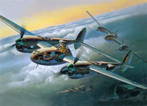 Lockheed P 38 Lightning 4k Ultra Hd Wallpaper Background Image