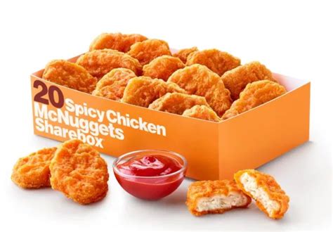 The nuggets will be £3.19 for six, £. McDonald's spicy chicken nuggets set to be be launched in ...