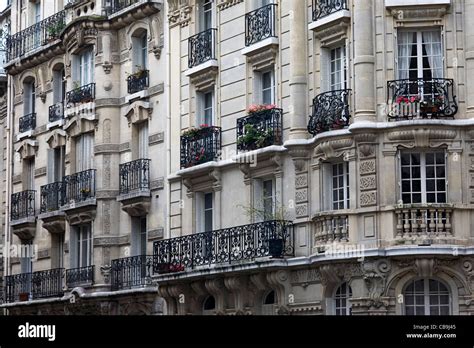 Art Nouveau Architecture Paris France Stock Photo Alamy