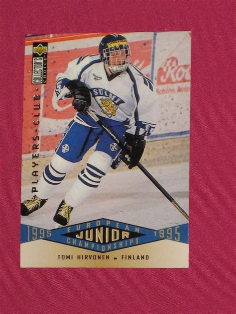 Joining the w♣ players club is easy and rewarding. 1995-96 #338 Tomi Hirvonen, UD Choice Players Club Finland Card | eBay | Tomi, Hockey cards, Cards