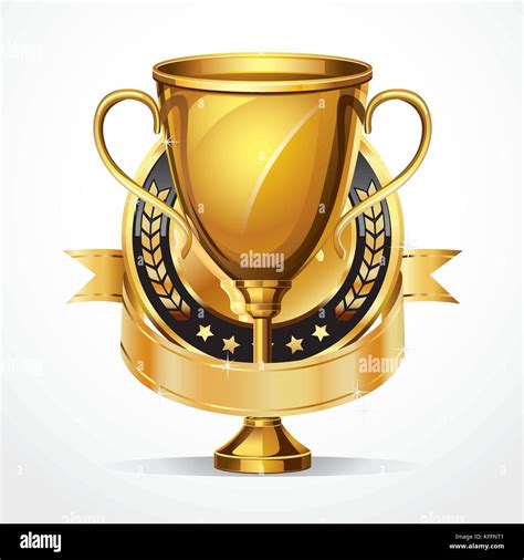 Trophy Cups Vector Illustration Stock Vector Image And Art Alamy