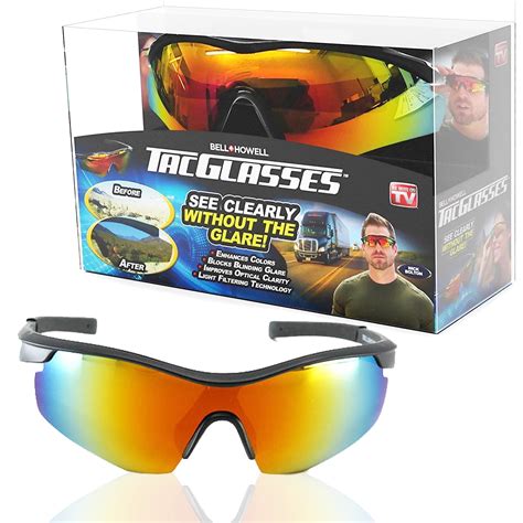 tacglasses polarized tac glasses military style anti glare sunglasses as seen on tv