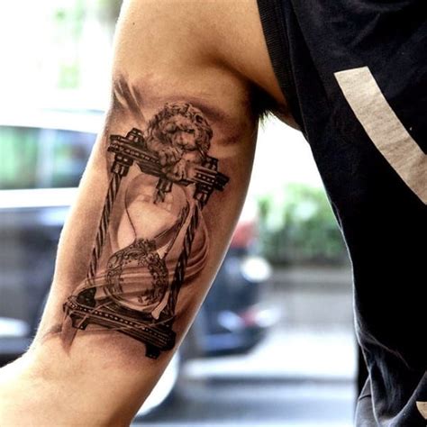 Hourglass tattoos can look quite cool and modern. Hourglass Tattoos for Men - Ideas and Inspiration for Guys
