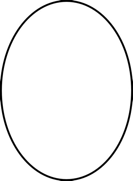 oval outline clip art  clkercom vector clip art