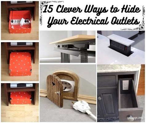15 Clever Ways To Hide Your Electrical Outlets Godiygocom Hidden