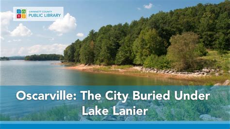 Oscarville The City Under Lake Lanier Youtube