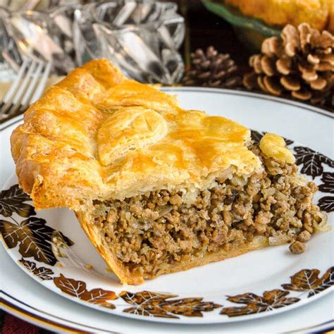 Christmas Tourtière. Traditional French meat pie. A Christmas Eve must!