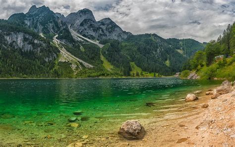 Vorderer Gosausee Natural Mountain Lake Salzkammergut Austria Gossau