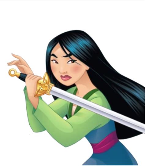 Mulan In A Fighting Style With Her Sword Pocahontas Mulan Mushu Mulan
