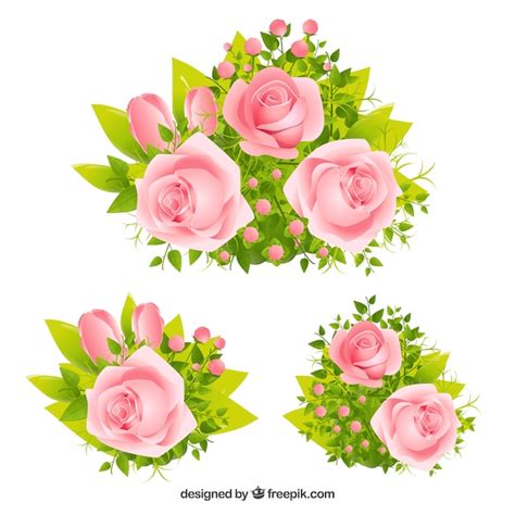 Free Vector Pink Roses