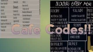 Bloxburg cafe menu year of clean water. Roblox Decal Id Codes For Bloxburg | Roblox Music Codes ...