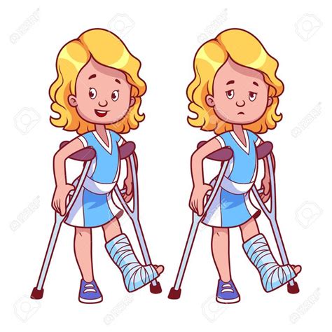 Broken Leg Cartoon Clipart Free Download On Clipartmag