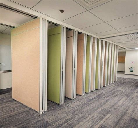 Customized Commercial Office Partition Wall Mdf Folding Acoustic Meeting Room Dividers