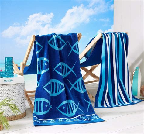 Plan Your Next Big Getaway With The 100 Cotton Velour Beach Towels