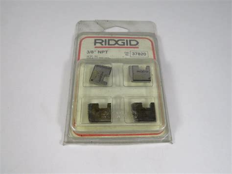 Ridgid 37820 Manual Threading Pipe And Bolt Dies New Industrial