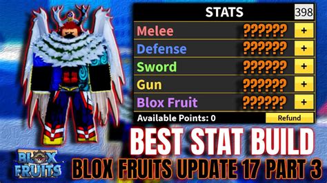 Best Stat Build For Blox Fruits Update 17 Part 3 Youtube