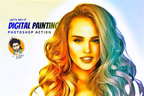 Digital Painting Photoshop Action 5649195 Graphixtree