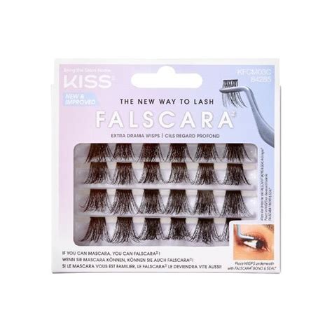 kiss falscara eyelash wisp multi 03 available at superdrug today strip eyelashes false