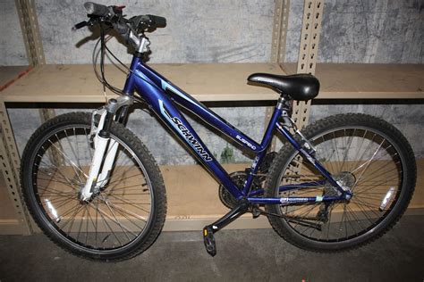 Blue Schwinn Suspend 21 Speed Mountain Bike Able Auctions