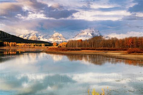 Oxbow Bend Teton Range Grand Teton National Park Wyoming United