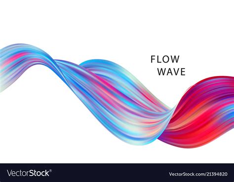 Abstract Colorful Background Color Flow Royalty Free Vector