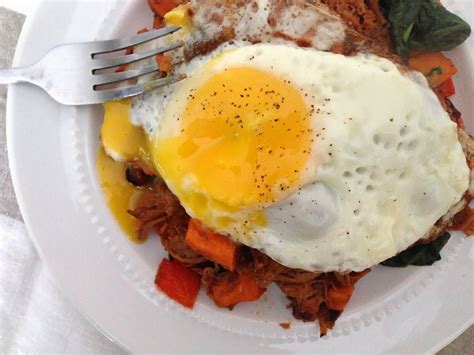 Pulled Pork And Sweet Potato Hash