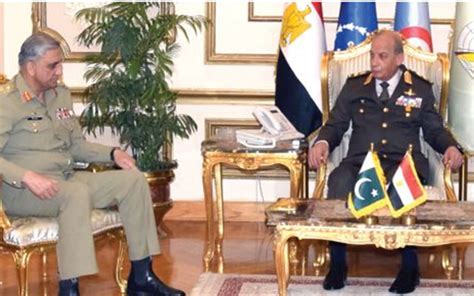 وزير الدفاع يلتقى رئيس أركان الجيش الباكستانى جريدة المال