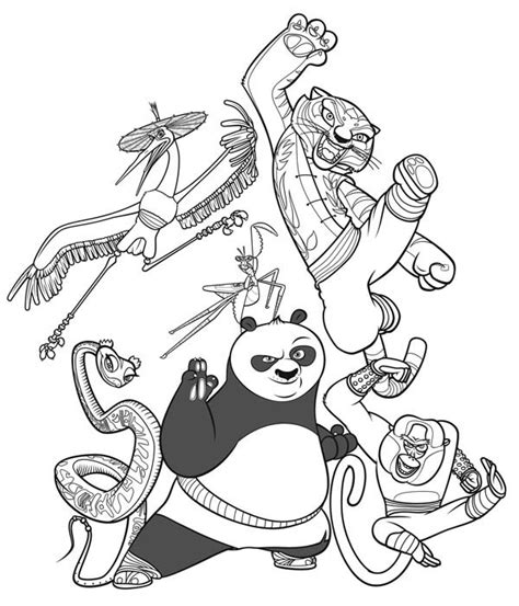 Educational coloring pages find printables and coloring pages to help your children learn all kind of things : The Legend Of Kung Fu Panda Coloring Page - Download ...