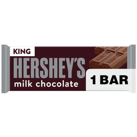 Hersheys Milk Chocolate King Size Candy Bar 1 Bar 26 Oz Jay C