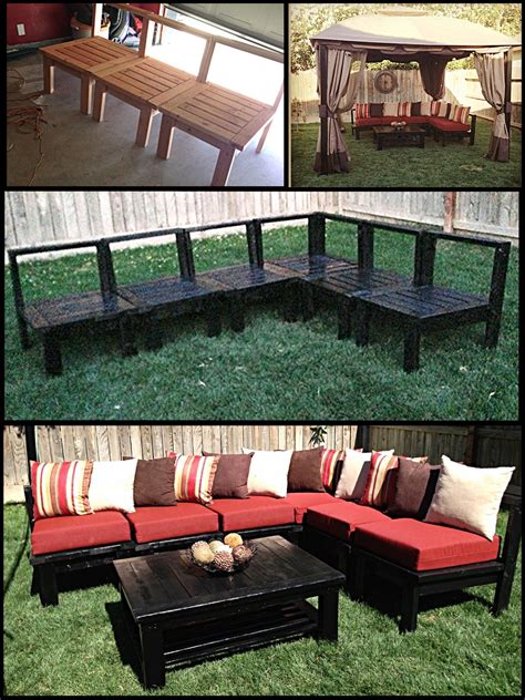 Get these 50 best free diy pallet projects that come with step by step plans and diagrams. DIY outdoor Patio Furniture... My husband made this ...