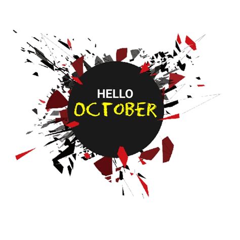 Hello October Template Postermywall