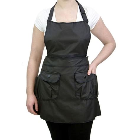Salon Apron Zipper Detachable with Custom Name Logo Embroidery | Etsy