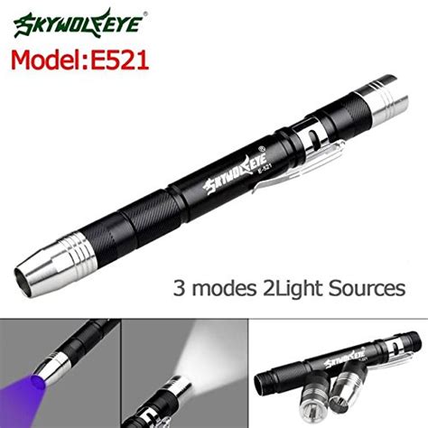 Srs E521 2000lm Skywolfeye Mini Penlight 6000 Lm Q5 Led Flashlight